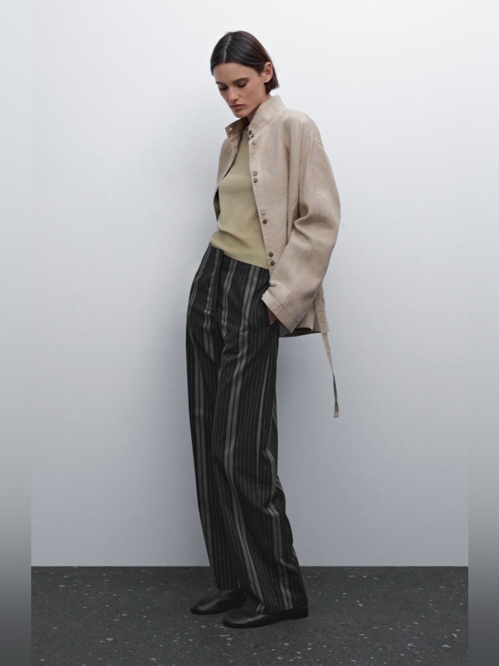Massimo Dutti Striped Trousers